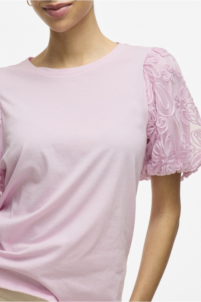 VISIMONIA O-NECK S/S TOP 14107505 WINSOME ORCHID